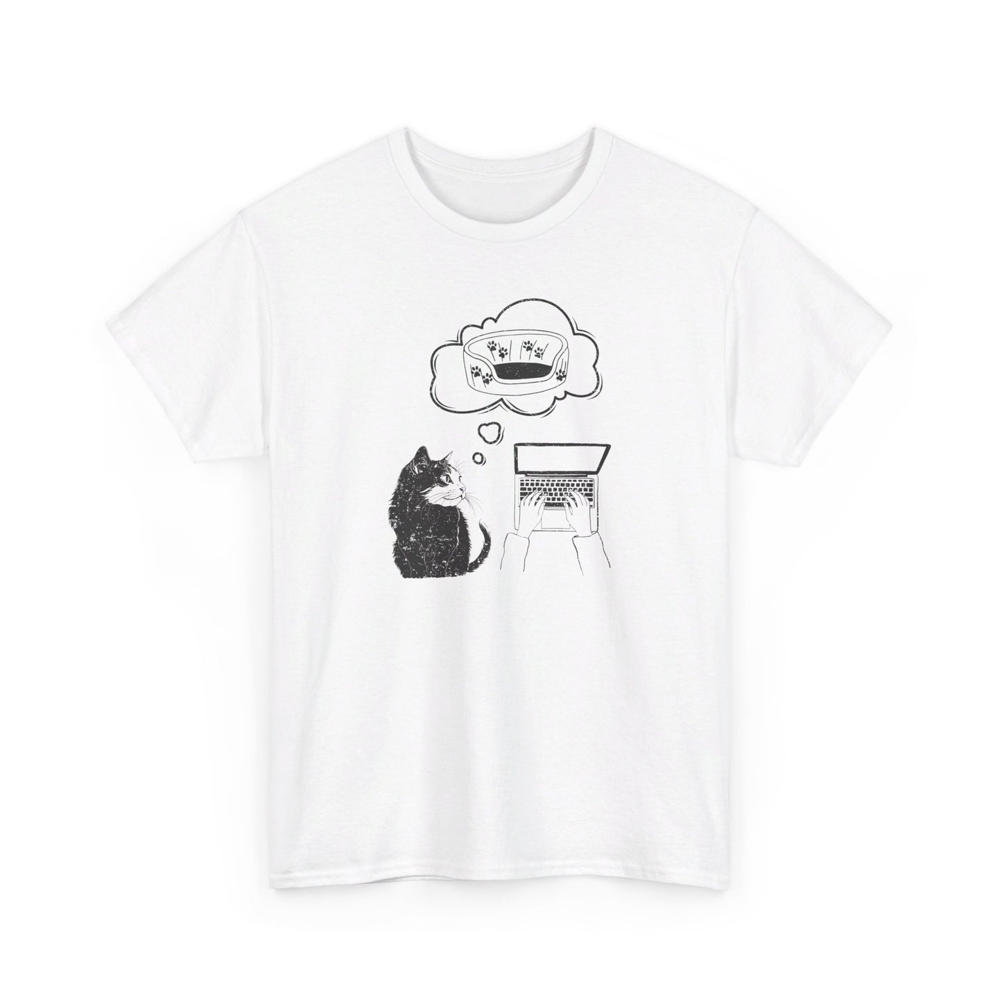 Cat Laptop Dream Bed T-Shirt