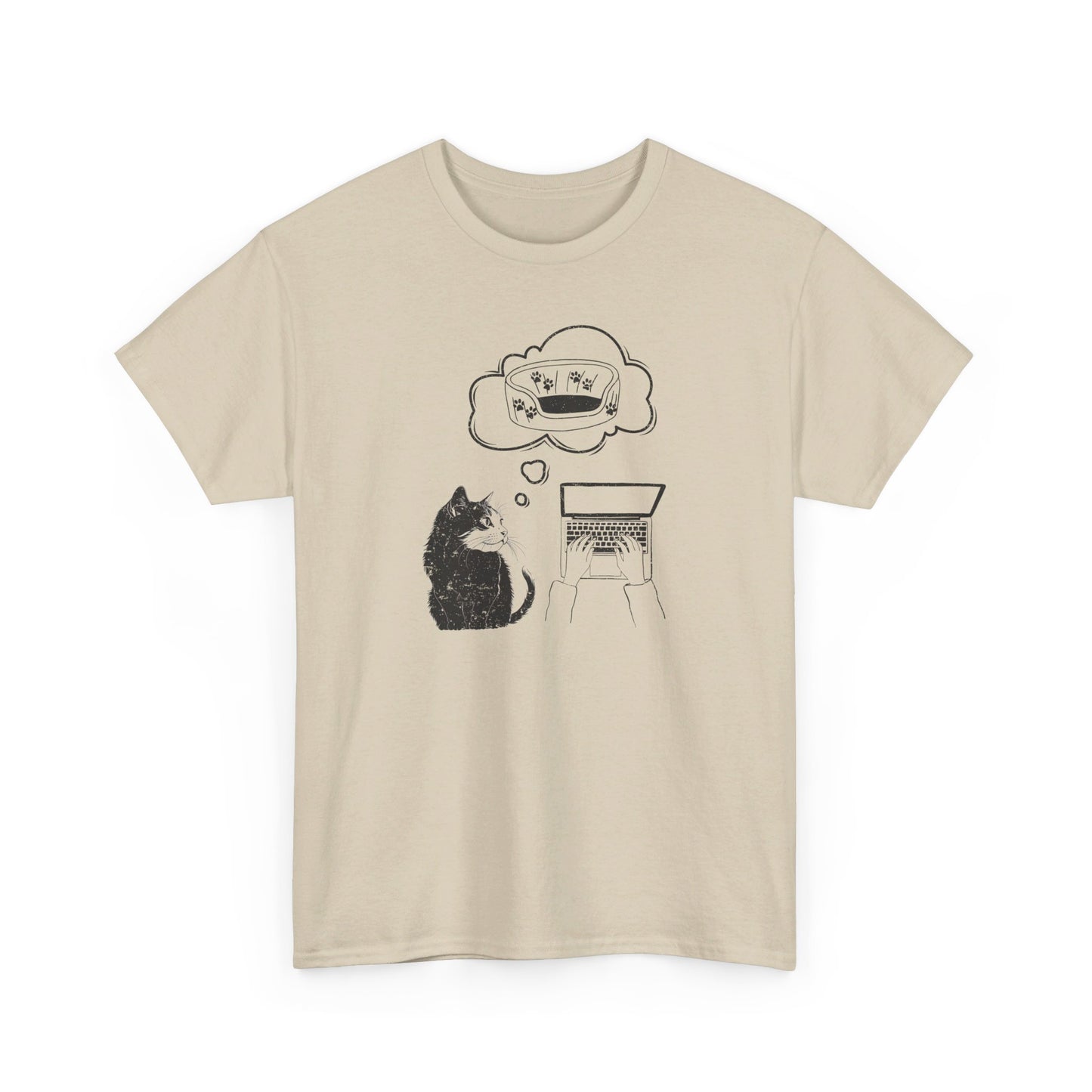 Cat Laptop Dream Bed T-Shirt