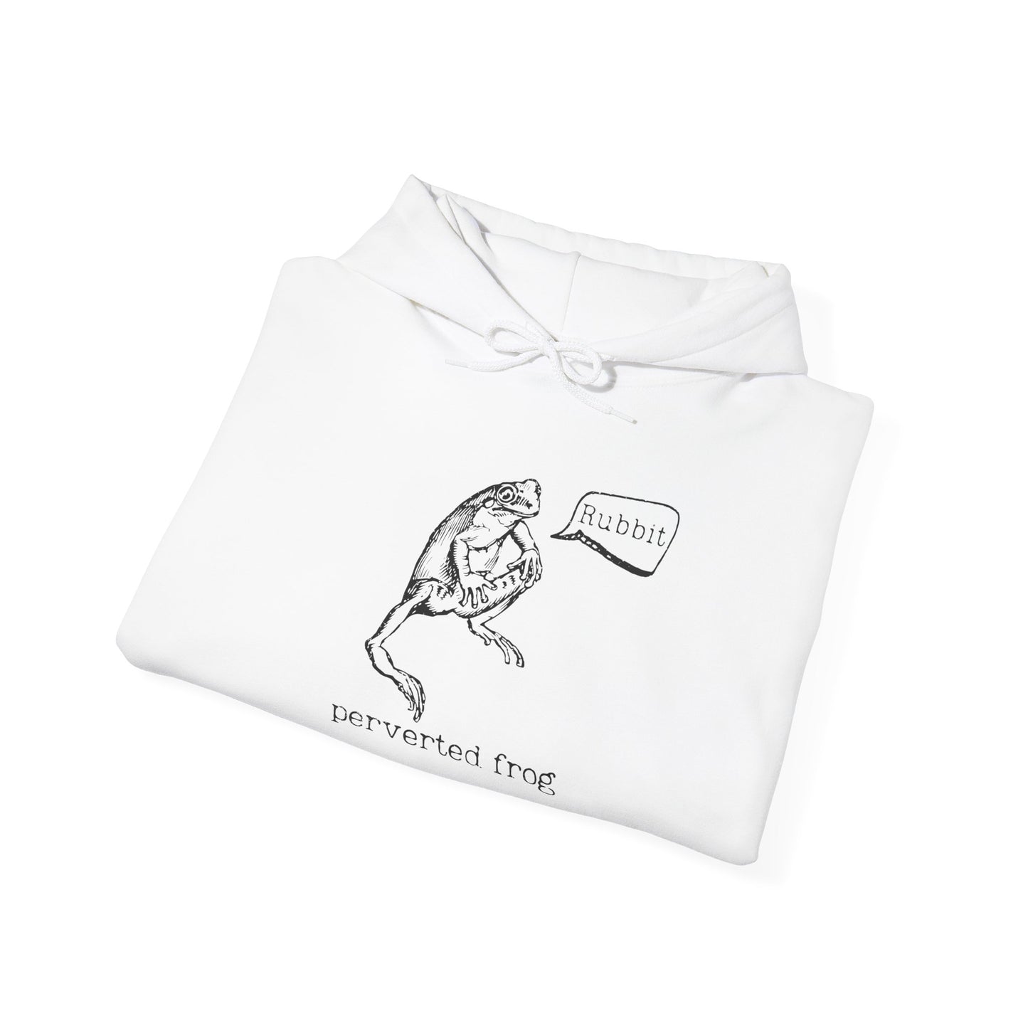 Perverted Frog Funny Hoodie