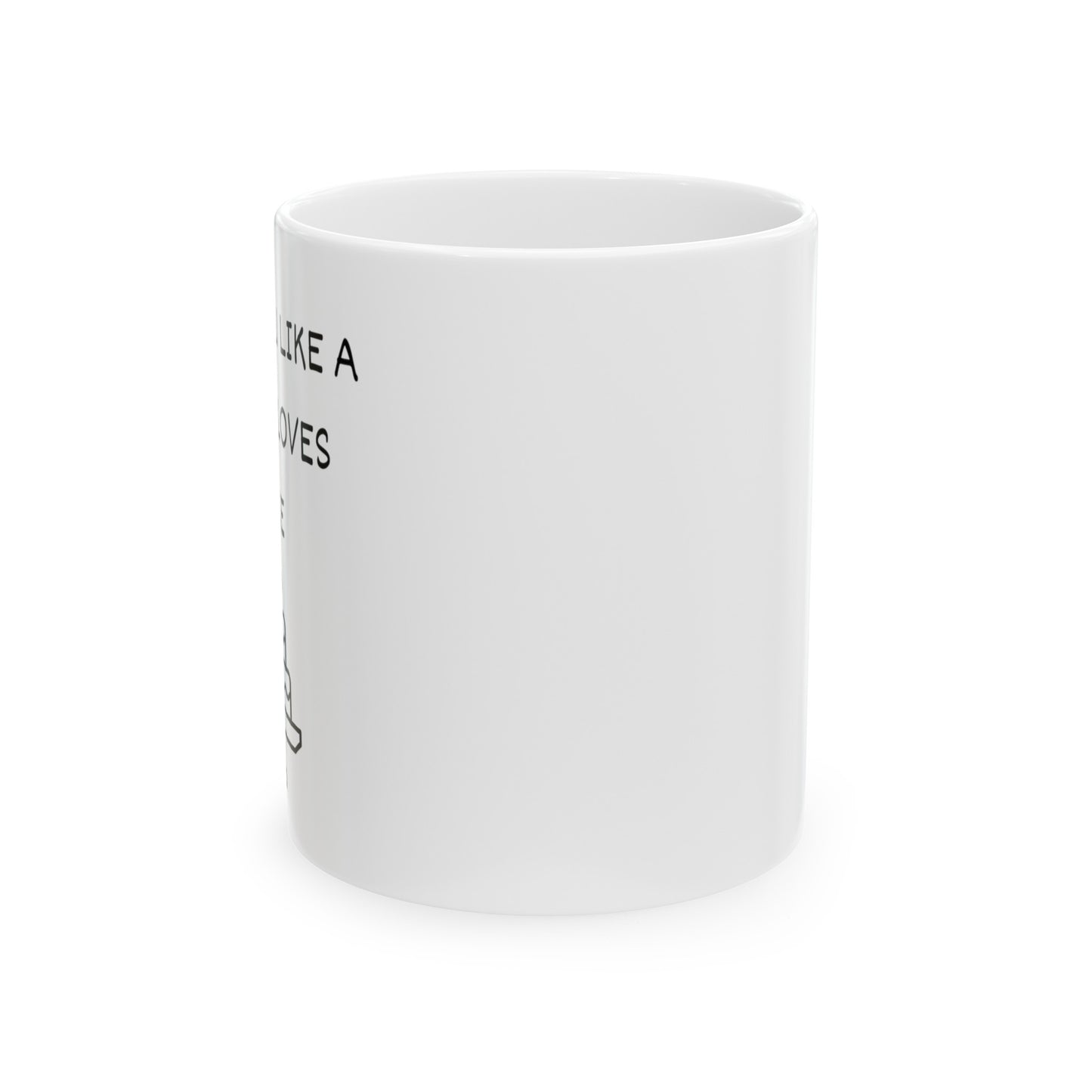 Fat Kid Loves Cake Ceramic Mug 11oz