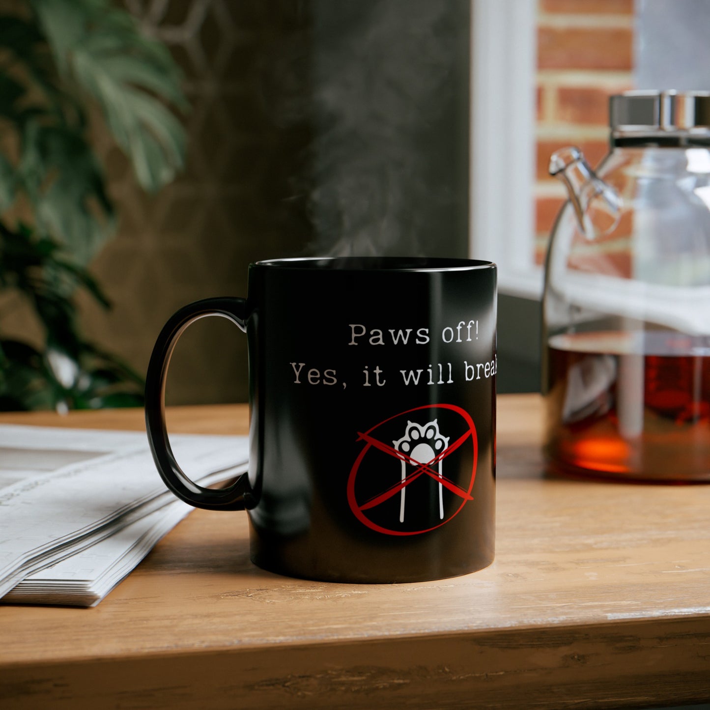 Paws OFF! Ceramic Coffee Mug 11 oz