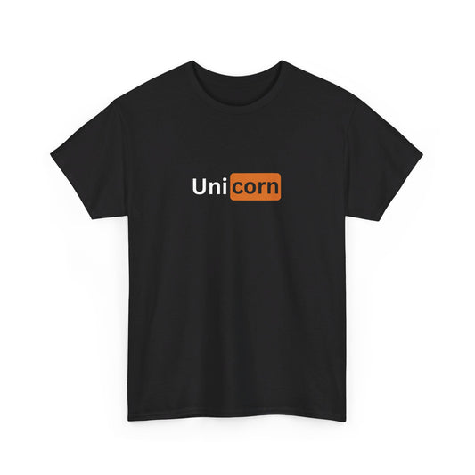 Uni Corn Porn Spoof T-Shirt | Funny Parody Shirt | Unique Graphic Tee