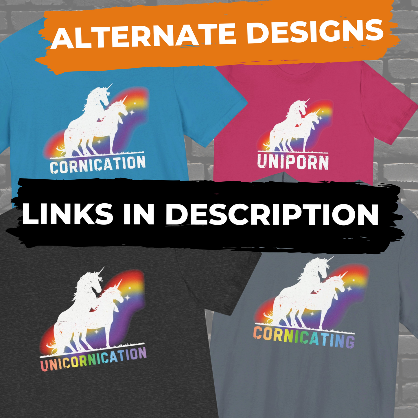 Cornicating Punny Unicorn T-Shirt