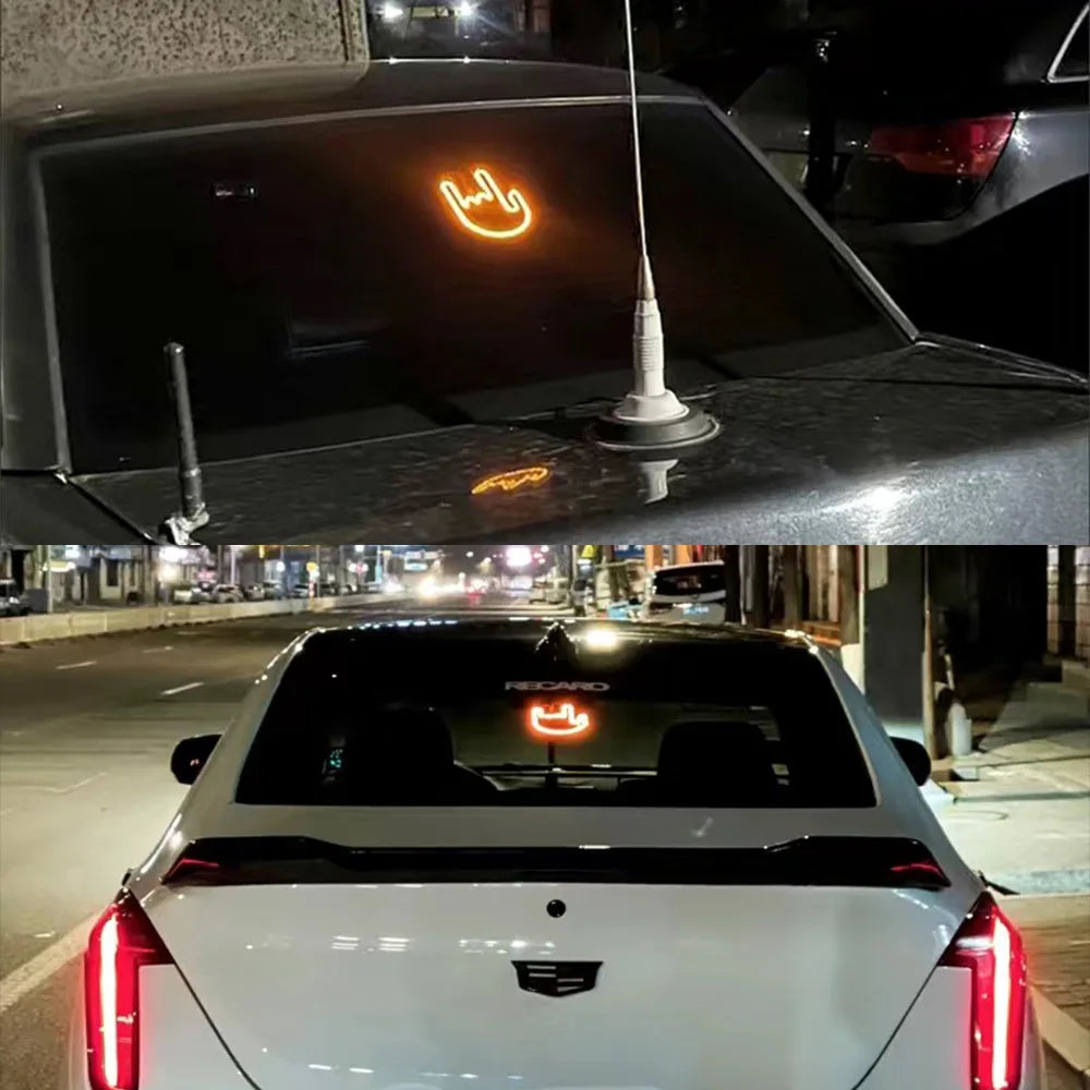 Car Hand Gesture LED Light [SHARE THE FEELS]