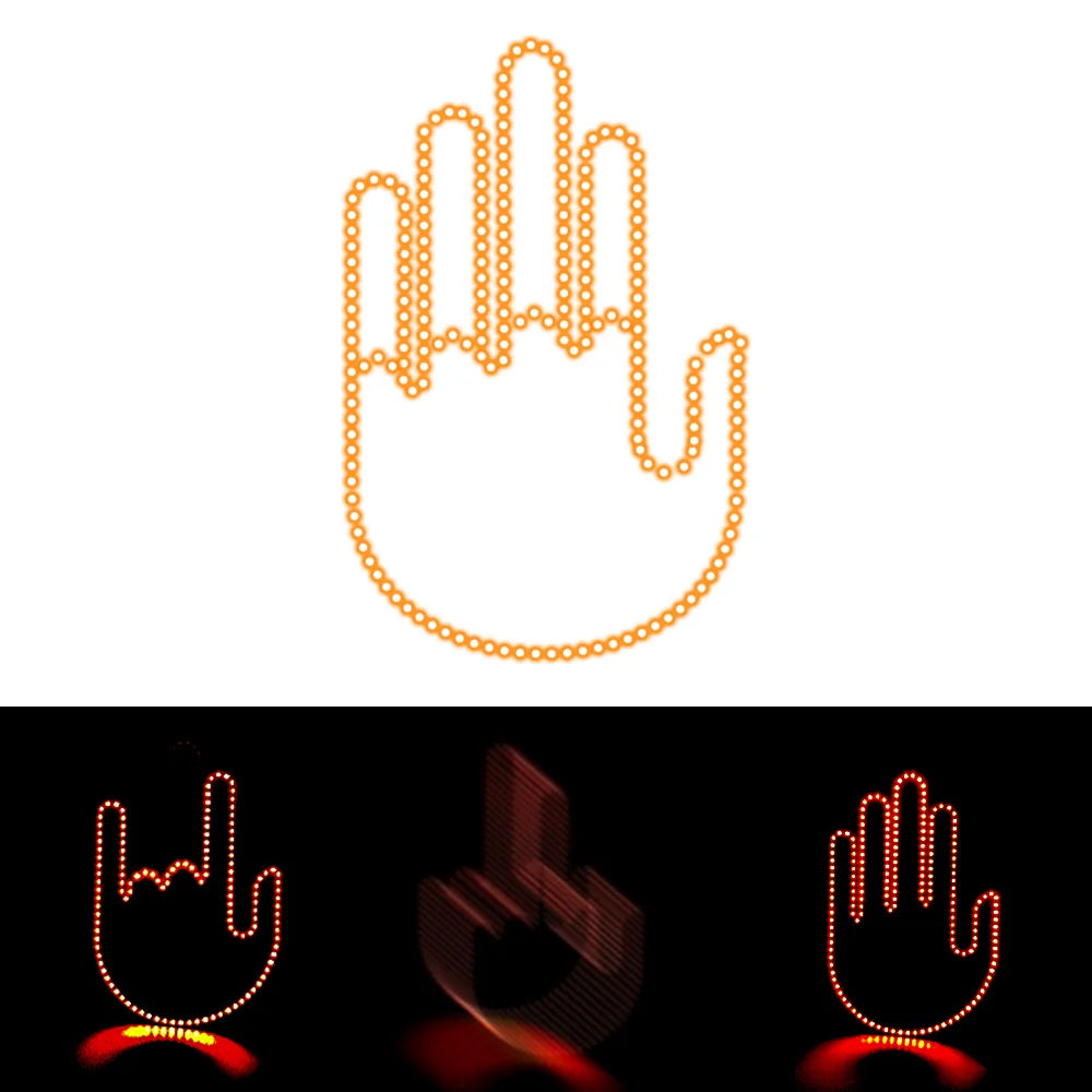 Car Hand Gesture LED Light [SHARE THE FEELS]