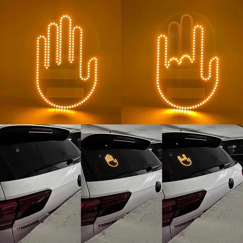 Car Hand Gesture LED Light [SHARE THE FEELS]