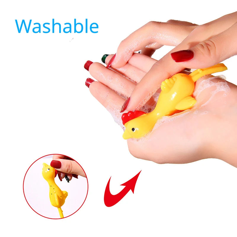 Slingshot Elastic Chicken Flying Finger Toy [LOOK OUT!]