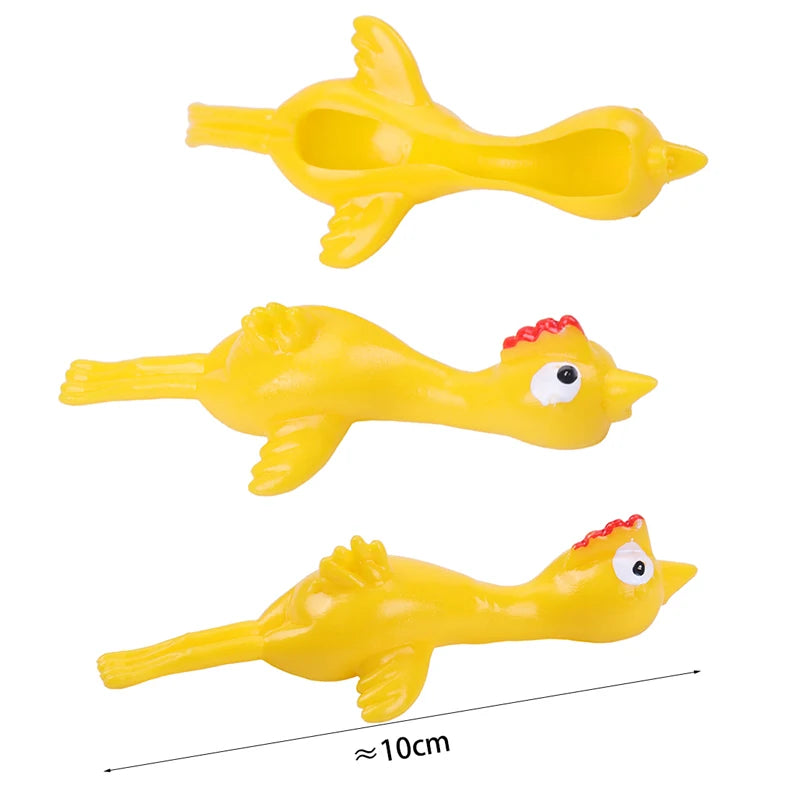 Slingshot Elastic Chicken Flying Finger Toy [LOOK OUT!]