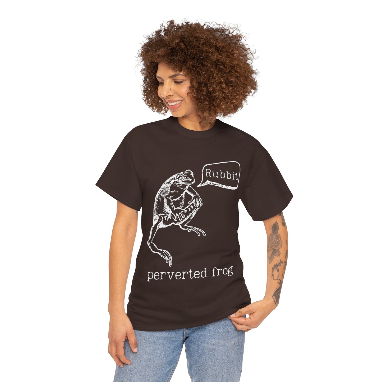 Perverted Frog Funny T-Shirt